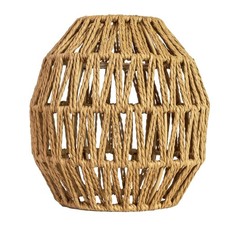 Woven Rattan Lamp shade lamp shade Rustic Pendant Light cover for Pendant Lig...