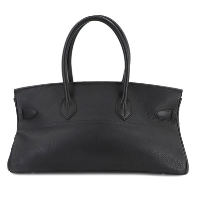 HERMES Shoulder Birkin 42 Taurillon Clemence Black Hand Bag Purse