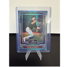 Panini 2025 Three and Two Slade Caldwell Rookie Holo Blue #22 /15 Arizona MLB