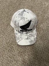 Honda Racing Cap White And Black