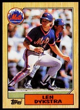 1987 Topps #295 Len Dykstra