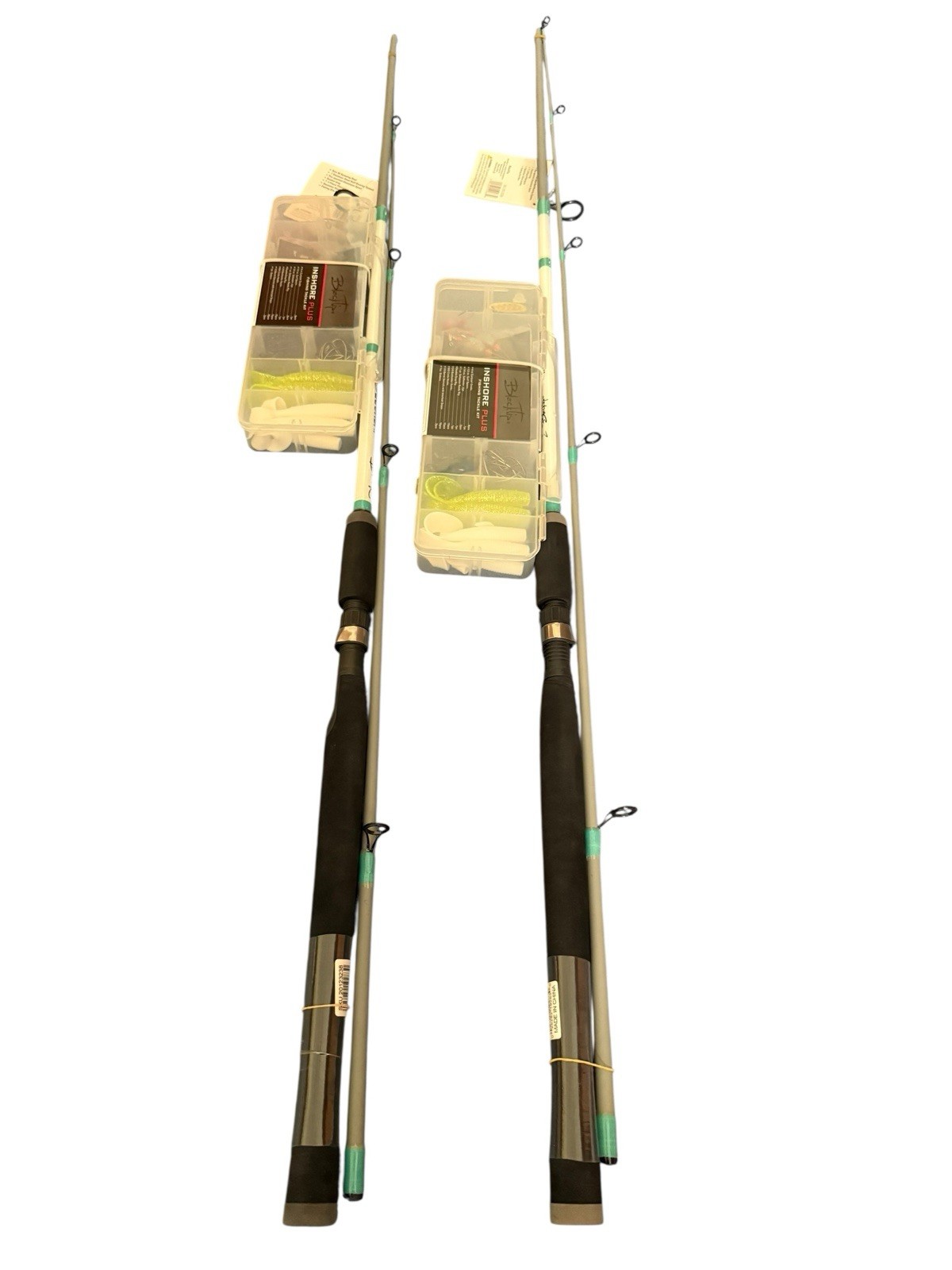 2 LOT Blacktip Inshore Plus Spinning Rod 7' 2pc, W/Tackle Kit