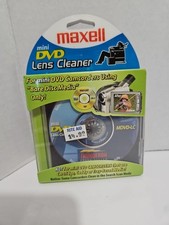 Maxell Mini DVD Lens Cleaner for Mini DVD Camcorders Using Bare Disc Media