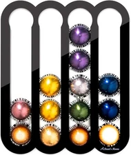 Magnetic Coffee Pod Holder for Nespresso Vertuo Capsules -(Black)