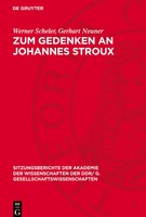 Werner Scheler (U. A.) | Zum Gedenken An Johannes Stroux | Buch | Deutsch (1981)