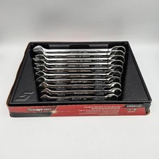 Snap-on Soxrrm710a Ratcheting 10pc Metric Flank Drive Combo Wrench Set 10-19mm Snap-on Soxrrm710a Ratcheting 10pc Metric Flank Drive Combo Wrench Set 10-19mm