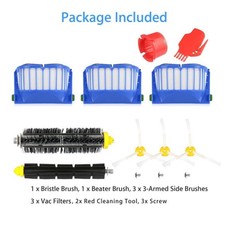 Replacement Parts Kit For iRobot Roomba 600 Series Vacuum Filter Brush Cleaner/