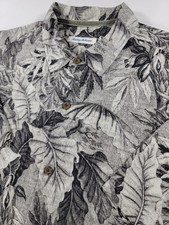 Tommy Bahama Hawaiian Tropical Bird 100 Silk Button Shirt Men's XL Beach Camp