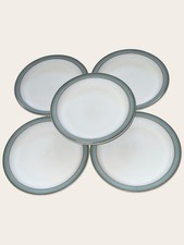Denby Regency Green 5x Side Tea Plates 6.5” Stoneware Good Condition