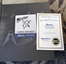 James Hetfield Signed Book Messengers Metallica COA
