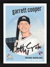 2018 Topps Archives Garrett Cooper Rookie Card RC #91 Miami Marlins