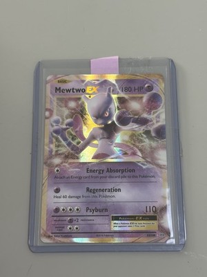 Mewtwo EX 52/108 Ultra Rare Pokemon Englisch