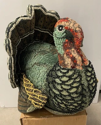 John Derian For Target Beaded Turkey NWT Retired NEW SHIPS NOW - Image 1 of 2