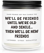 Best Friend Candle, Friendship Gifts for Women, Christmas White