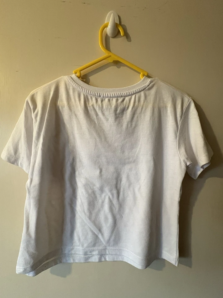 HARRY POTTER sparkly white HEDWIG HOGWARTS  T Shirt Age 8-9 Years By Primark - Image 4 of 4