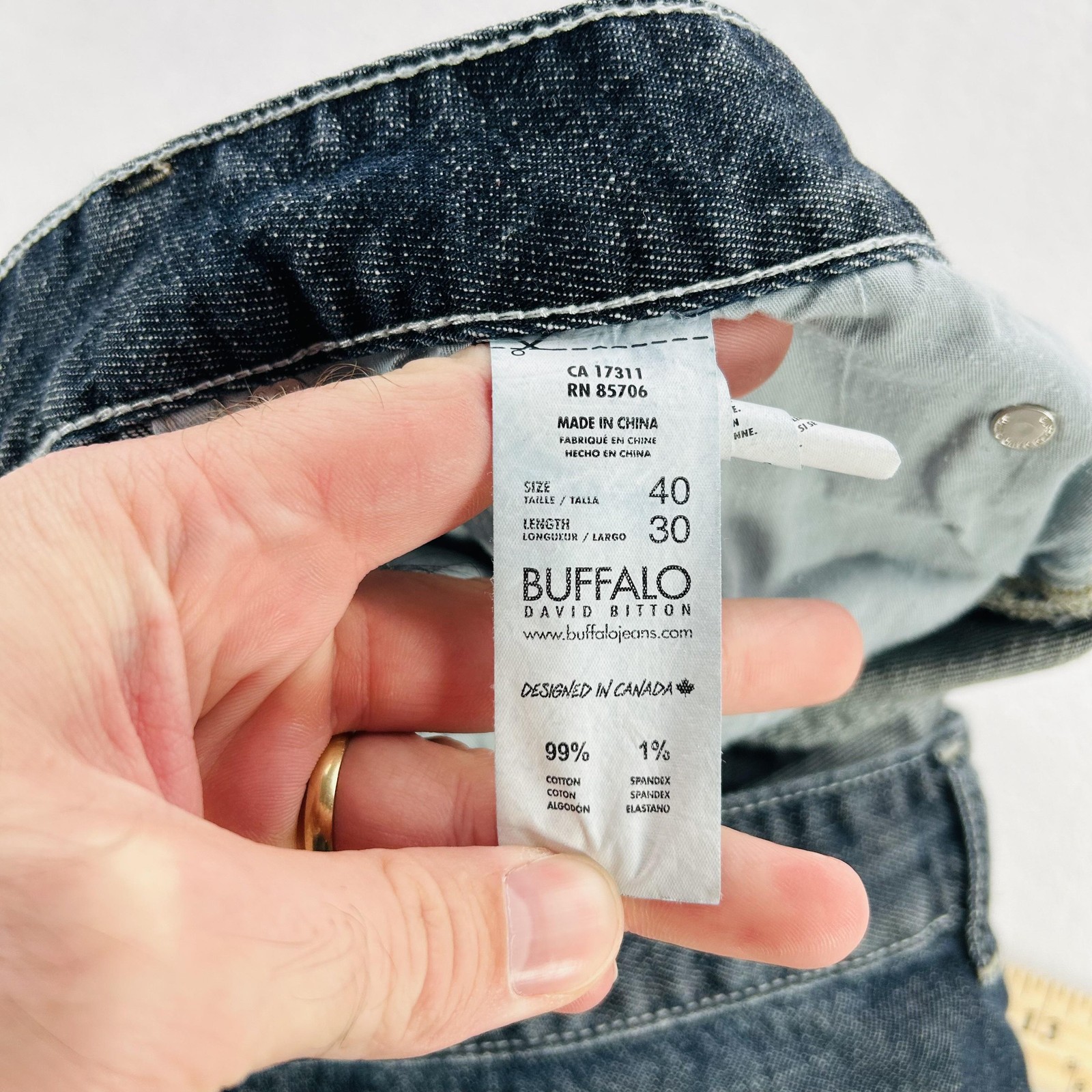 Buffalo David Bitton Driven-X Basic Jeans Mens 40… - image 7