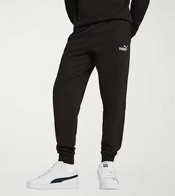 PUMA Men's Essentials Sweatpants Regular Fit Black (Medium, Large & XL)