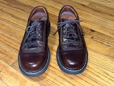 JOHNSTON & MURPHY Brown Leather Oxford Casual Shoe 20 3258 Men's 8.5 M