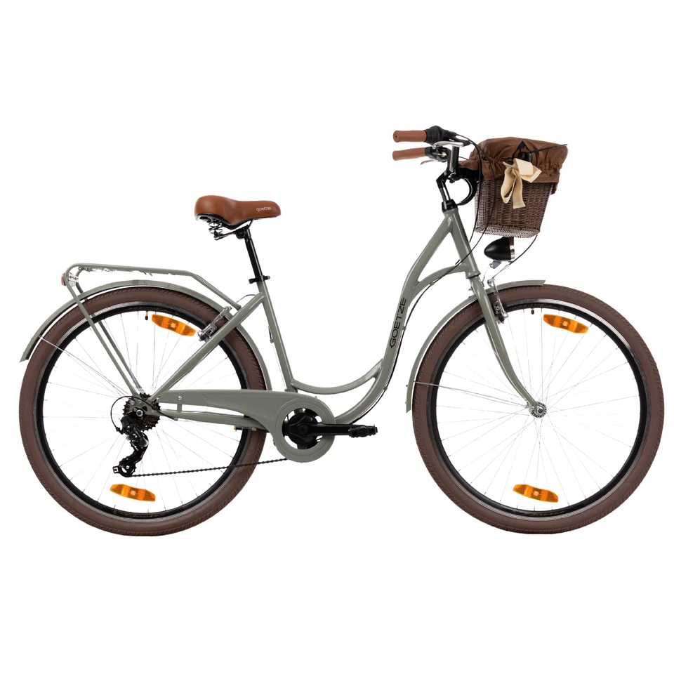 Goetze City Bike Mood 28 Zoll, 7-Gang Shimano, V-Brake, LED, Damenrad mit Korb! - Bild 3 von 4