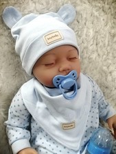 22inch Realistic Reborn Dolls Lifelike Baby Silicone Vinyl Handmade Newborn Boy
