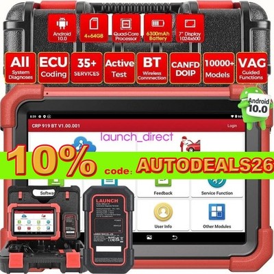 LAUNCH X431 CRP919E BT PRO Bidirectional Scan Tool Car Diagnostic Scanner CANFD