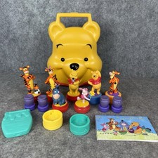 Juego de estampillas y estuche de transporte Disney Winnie The Pooh Tigger Piglet Eeyore