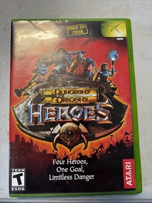 Dungeons & Dragons Heroes (Microsoft Xbox, 2003) Tested Working CIB