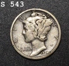 1924-S Mercury Dime "VF" *Free S/H After 1st Item*