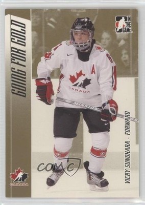 2006-07 ITG Going for Gold Women's National Team Vicky Sunohara #17 2d8
