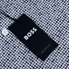 Hugo Boss Performance Black White Geometric L...