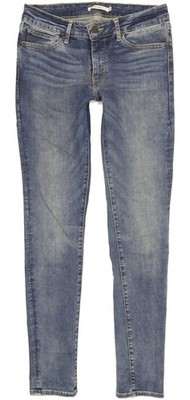Levi's 711 Damen Jeans blau Skinny Slim Stretch W30 L32 (100297)