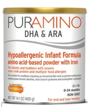 4 Cans Puramino DHA/ARA Formula 14.1 oz cans Exp 06/26/2026 FREE SHIPPING
