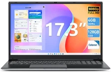 2025 SGIN Laptop Notebook 17.3 Intel Processor Up to 4GB RAM 128GB SSD