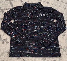Kids Under Armour Boys Black Pullover Size Youth Large