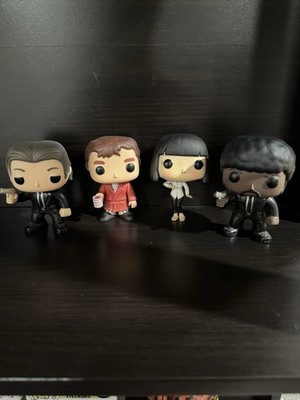 Funko POP! Pulp Fiction Set Lot Vincent, Jules, Mia, Jimmie LOOSE 
