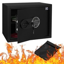 Safe Zimmersafe Möbeltresor Wandtresor Elektronischer Geldschrank 38x30x29,5 cm