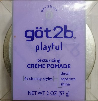 got2b Me PLAYFUL Styling texturizing creme Pomade Gel Spikes Mo Hawks chunky HTF