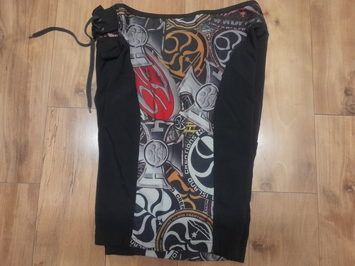 Y2K VINTAGE HAWAIIAN ISLAND CREATIONS HIC SURF TRUNKS (SZ 34 WAIST) BOARD SHORTS - Picture 2 of 5