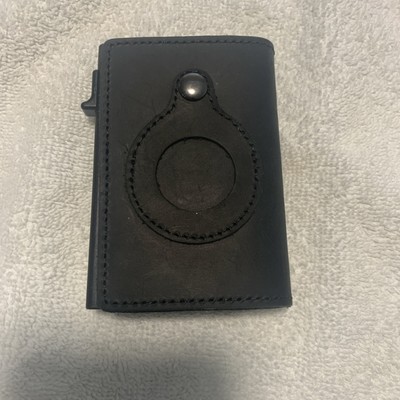 NEW AirTag Wallet Anti Theft Bullet Card Bag Multi-functional Rfid Card Holder