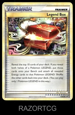LEGEND BOX 75/90 UC HGSS UNERSCHROCKEN POKEMON NM/M