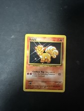 1999 vulpix pokemon card Topps Tv #37 PSA 9 1999 Vulpix HP 50 Error
