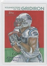 2009 Topps National Chicle Youngsters of the Gridiron Jonathan Stewart 0a3
