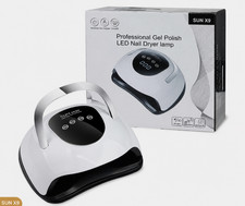 Sun X9 Max 220W Professional UV LED Nail Lamp Dryer Gel Polish Touch Display