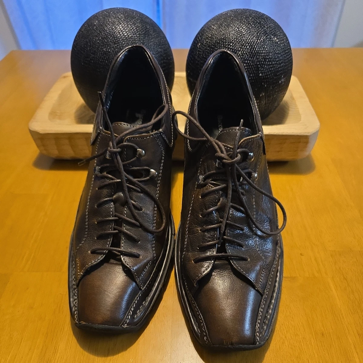 Bacco Bucci Men\'s David Leather Lace Up Black Oxford Dress Shoes Sz‎ 11 Brazil Bacco Bucci M Oxford Dress Shoes for Men for sale | eBay main image 3