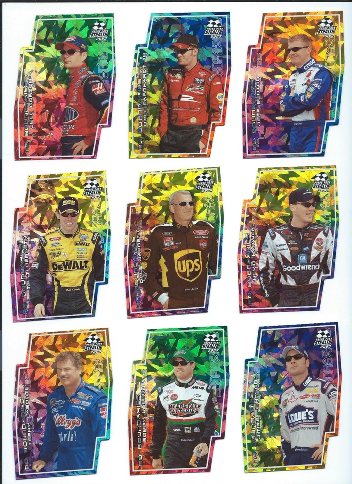 2003 Press Pass Stealth No Boundaries Complete Insert Set - 25 DieCut Cards - Image 2 of 3