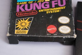 Vintage Nintendo NES Kung Fu Game Cartridge with Box 1985 (No Manual)