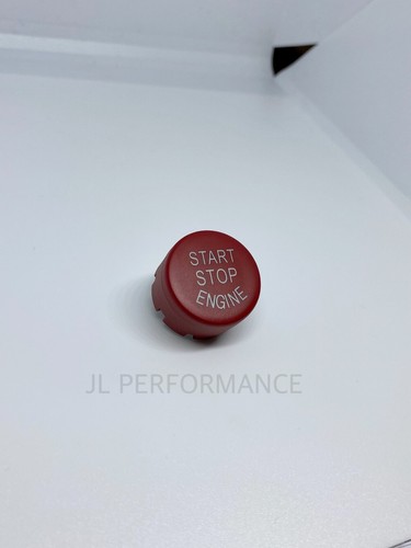 Pulsante di avviamento arresto motore rosso opaco per BMW 1 2 3 4 5 M2 M3 Serie M4 STOP START - Foto 3 di 3