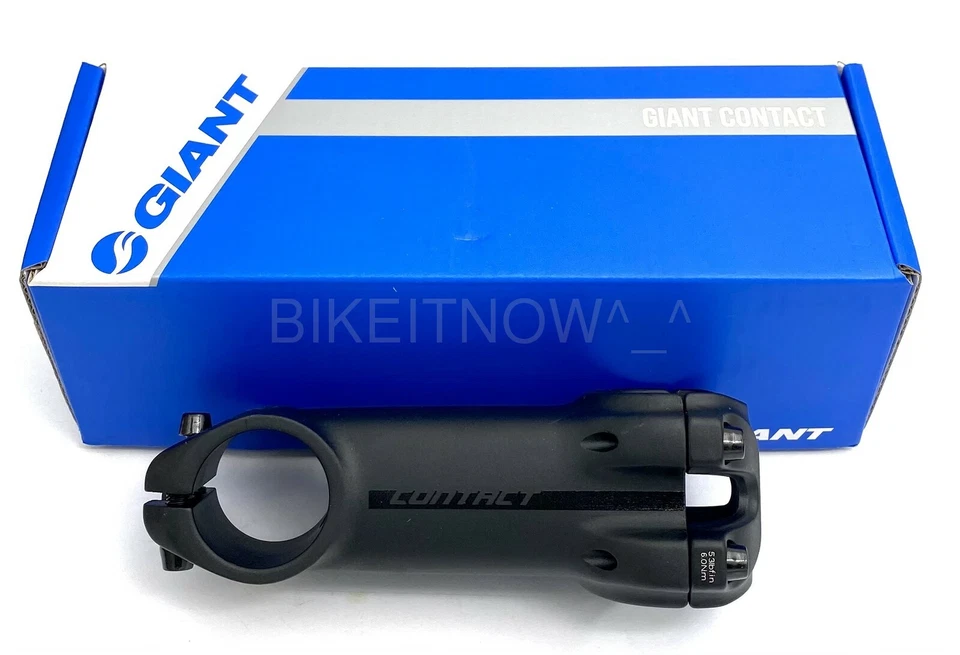 Giantt Contact Bike Stem 31.8x40/50/60/70/80/90/100/110mm ±8Deg,1-1/8" Black OD1 - Image 3 of 4