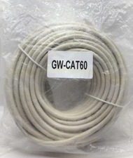 GW Security GW-CAT60 Ethernet Patch Cable, 5E, 60 Ft 