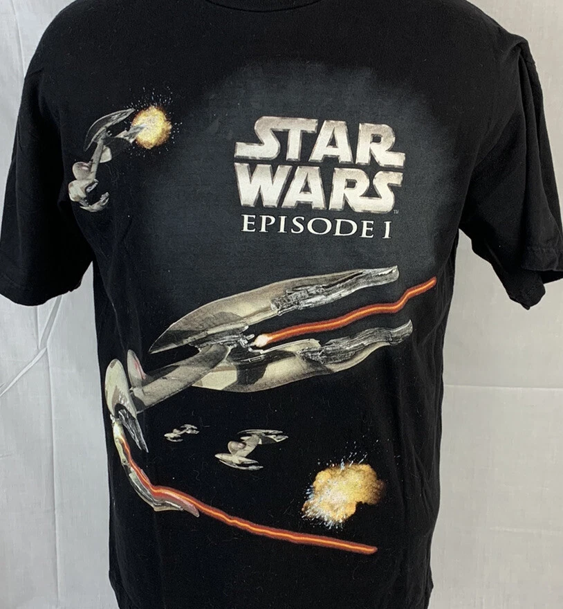 Vintage Star Wars T Shirt Mens Large Episode 1 Promo Lucasfilm 90s Darth Vader